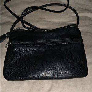 SVEN black crossbody purse